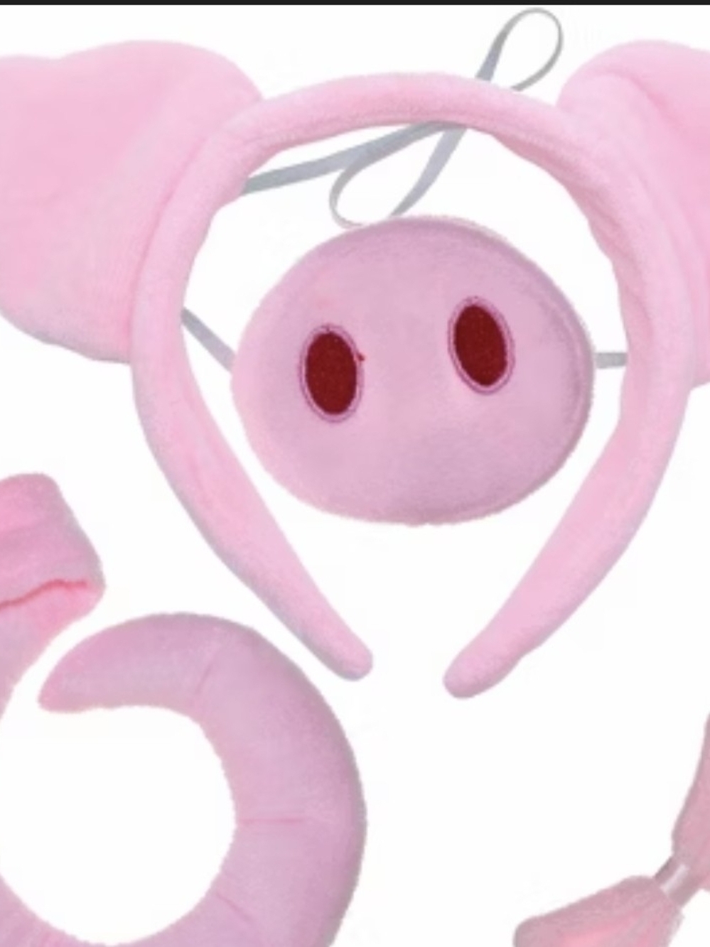 Pink Pig Costume Accessory Set - Picture 10 of 11